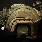Ops-Core FAST Maritime Cover with MS2000 and PRC-152 battery pouch (MultiCam® Tropic™).